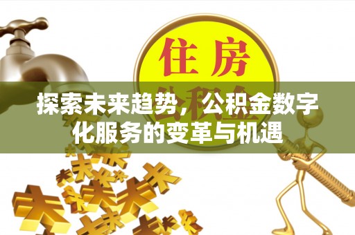 江陵探索未来趋势，公积金数字化服务的变革与机遇