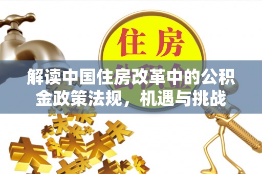 江陵解读中国住房改革中的公积金政策法规，机遇与挑战