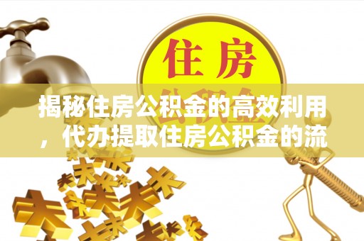 江陵揭秘住房公积金的高效利用，代办提取住房公积金的流程与技巧