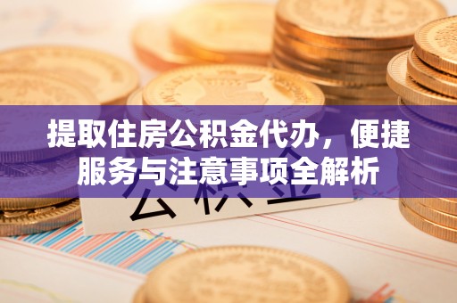 江陵提取住房公积金代办，便捷服务与注意事项全解析