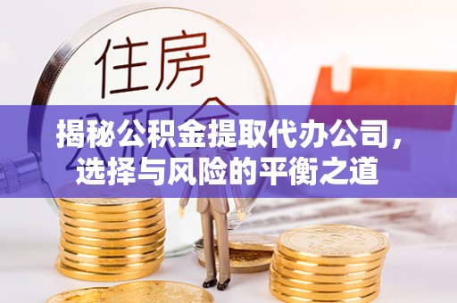 江陵揭秘公积金提取代办公司，选择与风险的平衡之道