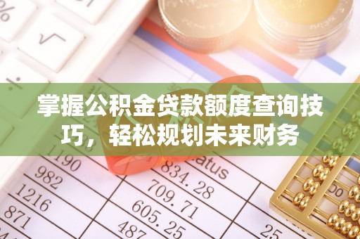 江陵掌握公积金贷款额度查询技巧，轻松规划未来财务