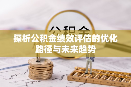 江陵探析公积金绩效评估的优化路径与未来趋势