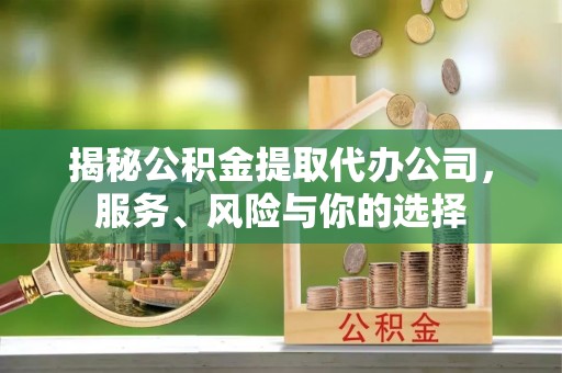 江陵揭秘公积金提取代办公司，服务、风险与你的选择