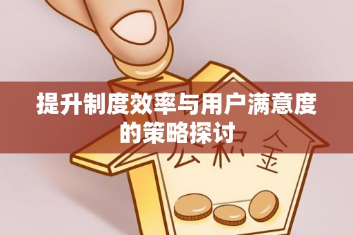 江陵提升制度效率与用户满意度的策略探讨